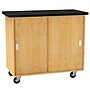 Diversified Woodcrafts 40" Mobile Balance Storage Cabinet, Oak (5201K)~#|#~33723543-4845-4FD3-8F42F4B2108DCD83_sc7