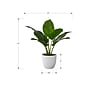 Monarch Specialties Inc. 17" Artificial Aureum Plant in Pot (I 9502)~#|#~3374E8C5-FE2B-4E56-93DDA7D0F08D7F42_sc7