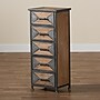 Baxton Studio Laurel 32"H Storage Cabinet, 5-Drawers, Grey/Oak Brown (182-11735-HiT)~#|#~3374FA81-FE93-466F-801EF38FC8350CF6_sc7