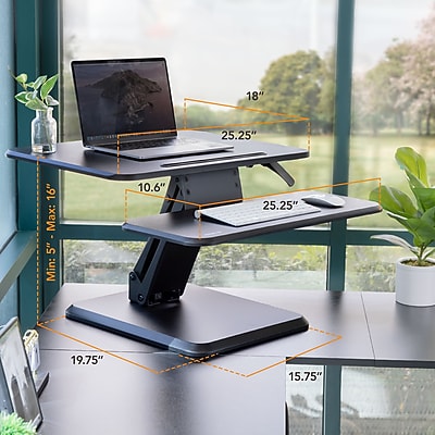 Mount-It! Compact Standing Desk Converter | MI-7957 - Thumbnail 4