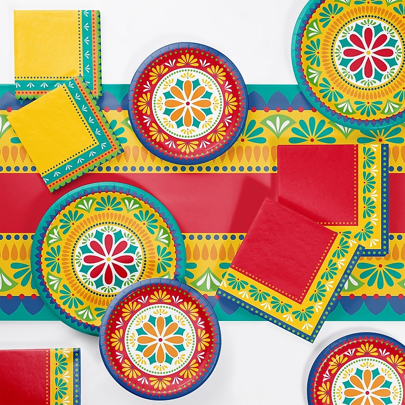 Creative Converting Fiesta Pottery Party Supplies Kit, 49/Piece (DTC7746E2A) image 1