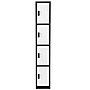 AdirOffice 72"H 4-Tier Black/White Storage Locker (ADI629-204-B-W-DL)~#|#~33899F30-77F0-427F-A3FDB71FACCF82EA_sc7