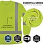 Ergodyne GloWear 8374 High Visibility Women’s Long Sleeve T-Shirt, ANSI Class R3, Lime, Small (22092)~#|#~338F65B7-FC6A-46B0-A2C8285AA9EBA04C_sc7
