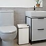halo Stainless Steel Rectangular Sensor Trash Can with AbsorbX Odor Control System and Fragrance, White, 4 Gal. (SC04SW)~#|#~33901679-F420-4F80-A6BBC24BA25EB113_sc7