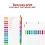 Staples Customizable Table of Contents Numeric Dividers, 15-Tabs, Multicolor (ST62989)~#|#~33976BB7-F21A-4CB3-9BFEE6A96789830B_sc7