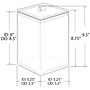 Azar Acrylic Containers, Clear (400431)~#|#~3397D76F-D79F-4BE4-BA5AFED4457239CF_sc7