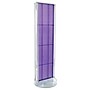 Azar Displays 60”H x16”W Two-Sided Pegboard Floor Display w/ C-Channel Sides on Revolving Round Studio Base, Purple (700788-PUR)~#|#~3398CD4D-D993-48D5-AA877CF5F9007D49_sc7