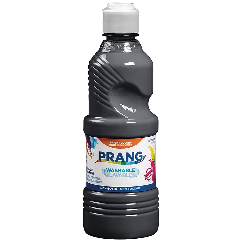 Prang Washable Tempera Paint, Black, 16 oz. (10709) image 1