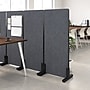 Bush Business Furniture Fabric Freestanding Privacy Panel, 55"H x 24"W, Cool Charcoal (PSP224CL-03)~#|#~339A7132-BA34-4276-8854FDBC6730E752_sc7