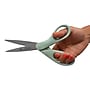 Westcott KleenEarth 8" Stainless Steel Scissors, Pointed Tip, Sage Blue (17350)~#|#~339C0009-3C52-436E-9569DD0F7E1F4714_sc7