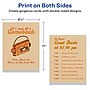 Avery Integrated Cards, 8.5" x 11", Matte Kraft Brown, 25/Pack (95282)~#|#~339D4DF6-98DD-463C-B69E7C75F384A5AE_sc7