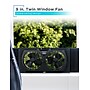 Black & Decker 9" Twin Window Fan, 2-Speed, Black (BFW9MB)~#|#~33A00D4D-2031-4089-8D5D0C13533AB4A7_sc7