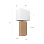 Elegant Designs Leather 21" LED Table Lamp, Beige (LT1025-BGE)~#|#~33A298B1-4811-43A4-A355CDDFAB95EDF1_sc7