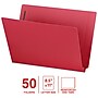 Staples Classification Folder, 3/4" Expansion, Letter Size, Red, 50/Box (ST62546)~#|#~33A31AEB-140C-423E-9FFE04493F769BCD_sc7