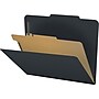 Medical Arts Press Pressboard Classification Folder, 1 Divider, 2" Expansion, Letter Size, Black, 10/Box (DV-T42-14-3BLK)~#|#~33A5BCE4-29F0-4DF0-997FDF397277442B_sc7