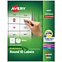 Avery Sure Feed Laser/Inkjet Multipurpose Labels, 1" Dia, White, 945 Labels/Pack (6450)~#|#~33A5D99A-12FD-4992-95070129E00FB088_sc7