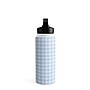 DENY Designs Gingham Pattern Blue by Colour Poems Stainless Steel Double Wall Insulated Water Bottle, 18 oz. (76628-WBTL05)~#|#~33A5F2DF-1EC1-4C0D-A44D97D00557E336_sc7