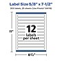 Avery Laser/Inkjet Multipurpose Labels, 7.5" x ", Glossy White, 300/Pack (94119)~#|#~33AF742C-7305-45B9-81E512941D0348B4_sc7