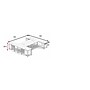Boss Office Products Simple System 66"W L-Shaped Desk with File Pedestal, White, 4/Set (SGSD018-102-WT)~#|#~33B1032E-D2FB-4049-A3DF842EEB2FB52E_sc7