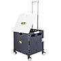 Dbest Quik Cart Swing Lid Four Swivel Wheeled Rolling Crate Teacher Utility with Seat, Black/Grey (01-910)~#|#~33B509A2-DCC7-4522-80344EF7A882CB1E_sc7