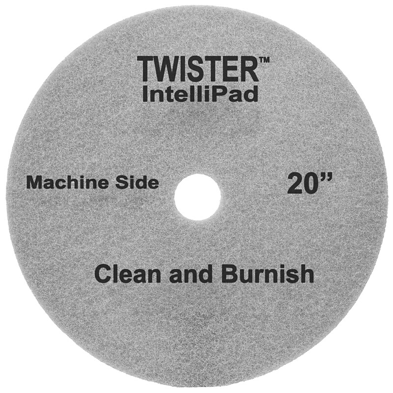 Diversey Twister Intellipad 20" Polishing Floor Pad, Gray (DDT800353) image 1