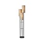 Adesso Trio 68" Matte Black Floor Lamp with Three Cylindrical Light Brown Shades (4305-01)~#|#~33BB2537-D29E-498E-A575D4D1D9AE79AE_sc7