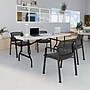 Staples 6' x 29.5" Heavy Duty Plastic Folding Table, White Granite (62109)~#|#~33BCDC85-C5B7-46F2-ABD4B53F8CB3A214_sc7