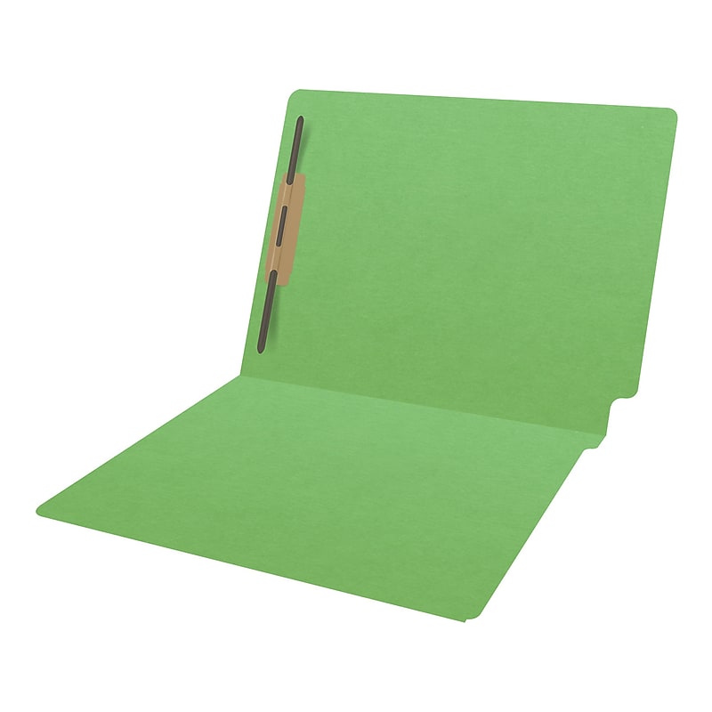 Medical Arts Press Heavy Duty End Tab File Folder, Straight-Cut, Letter Size, Green, 40/Box (S-09461-GRN) image 1