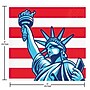 Say Hooray! Lady Liberty Fourth of July Disposable Party Tableware Set, 49/Pack (DTC9636E2A)~#|#~33C07985-0461-42DD-B2A0720E8013FCB2_sc7