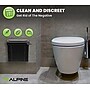 Alpine Industries Sanitary Receptacle, 9" x 10", Black, 3/Pack (451-BLA-3)~#|#~33D05FB8-F521-44A2-AEB34157E373BAF1_sc7
