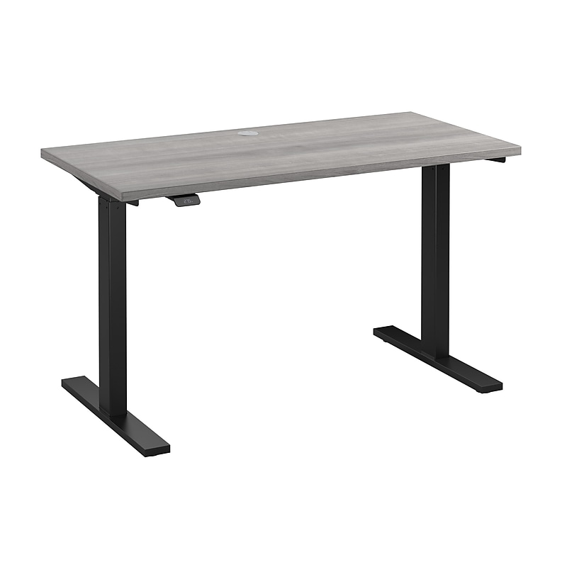 Bush Business Furniture Move 60 Series 48"W Electric Height Adjustable Standing Desk, Platinum Gray/Black (M6S4824PGBK) image 1