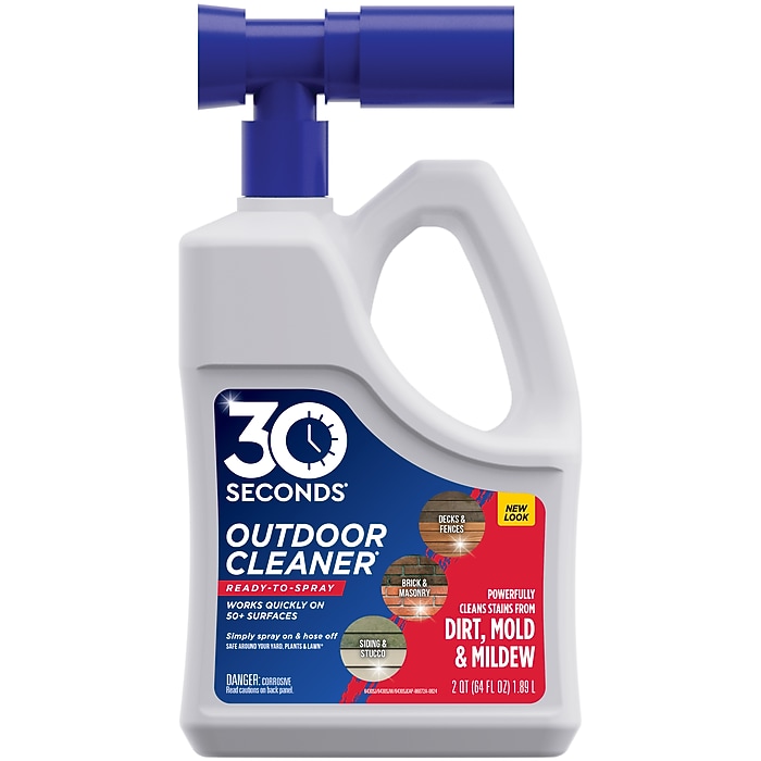 30 SECONDS Outdoor Cleaner Spray Bottle, 64 oz. (6430SJ) | Staples