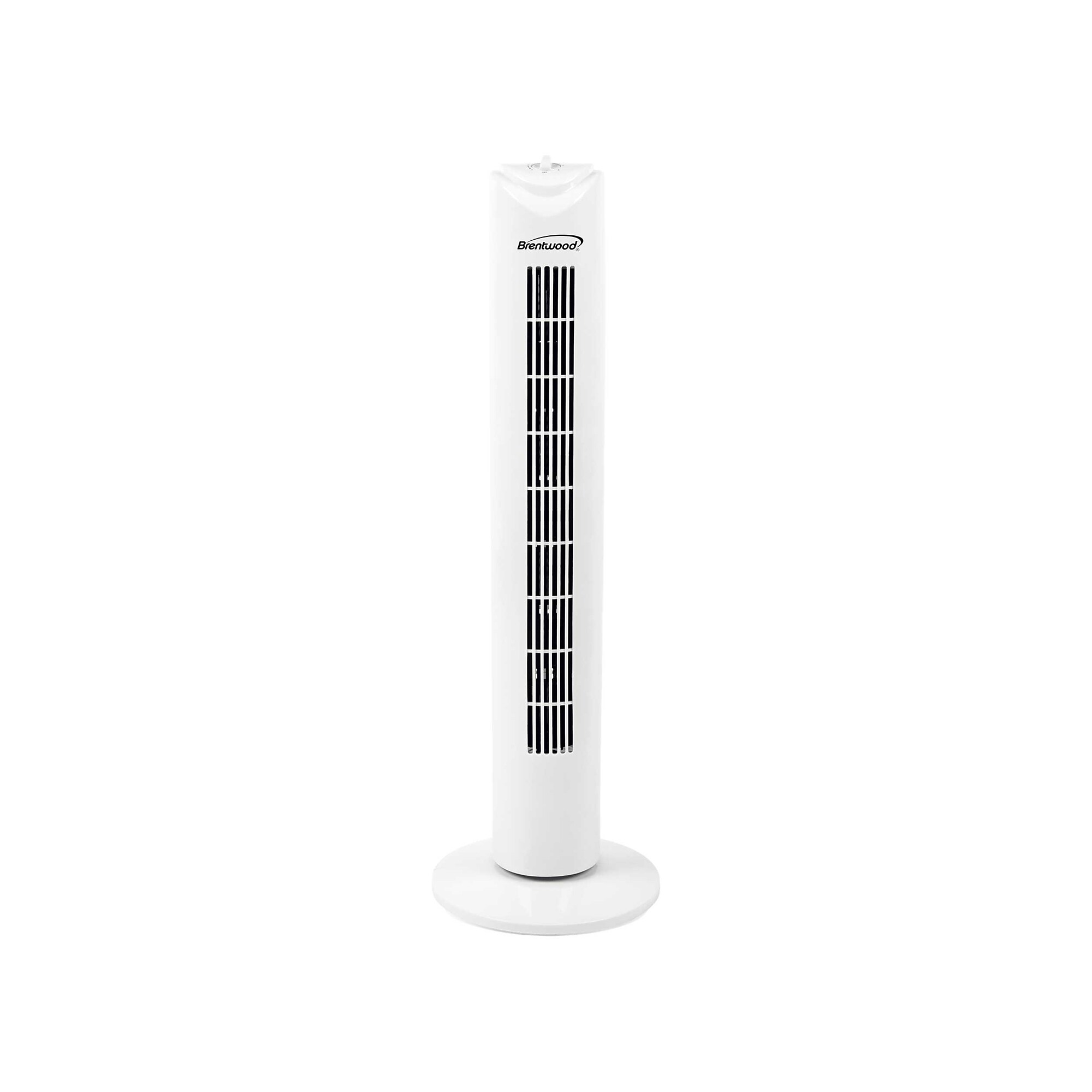 Brentwood 32″ Oscillating Portable Tower Fan, 3-Speed, White (F-32TW) Sansujyuku sansujyuku.com