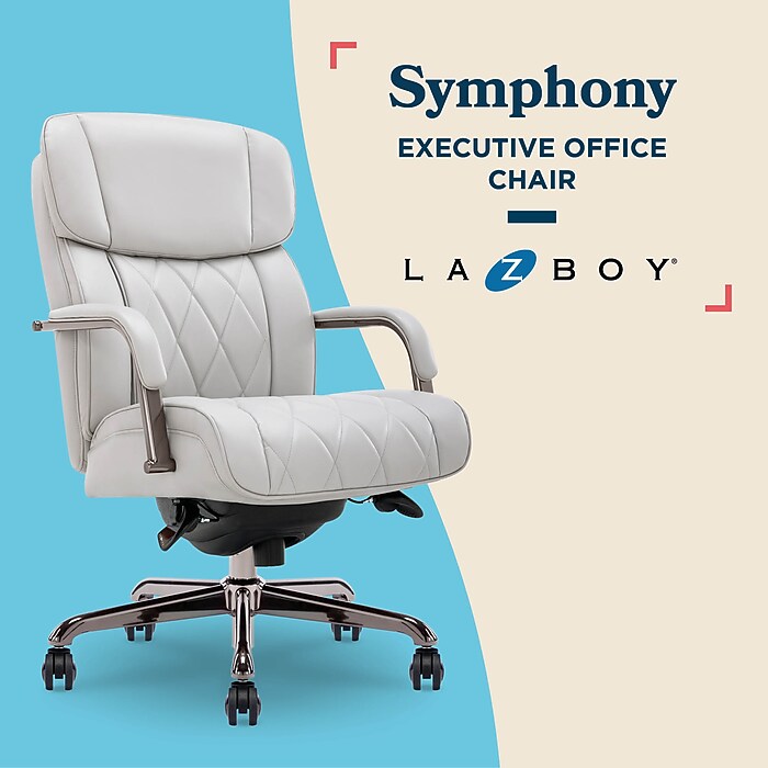 La-Z-Boy Symphony Ergonomic Bonded Leather Swivel Executive Chair