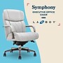 La-Z-Boy Symphony Ergonomic Bonded Leather Swivel Executive Chair, Gray and Graphite (CCHR10013B)~#|#~33E4F54F-79E8-4206-81DBB2073215452C_sc7