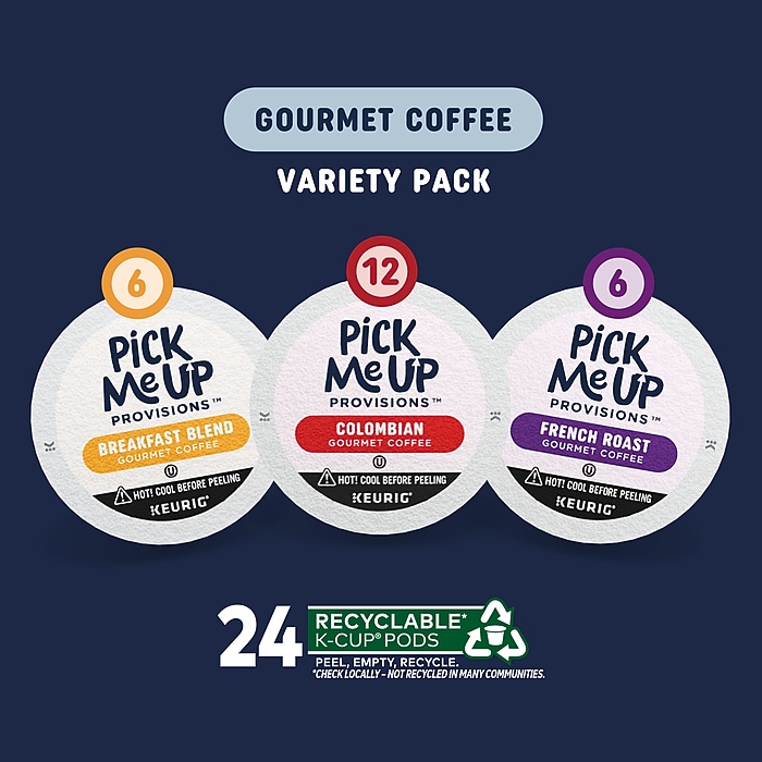 Pick Me Up Provisions™ Coffee Keurig K-Cup Pods, Variety Pack, 24
