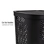 Mind Reader 15.85-Gallon Slim Laundry Hamper with Lid, Plastic, Black, 2/Set (2HBIN60-BLK)~#|#~33E835B8-CF69-41F2-A7D8ECE5DB6663D0_sc7