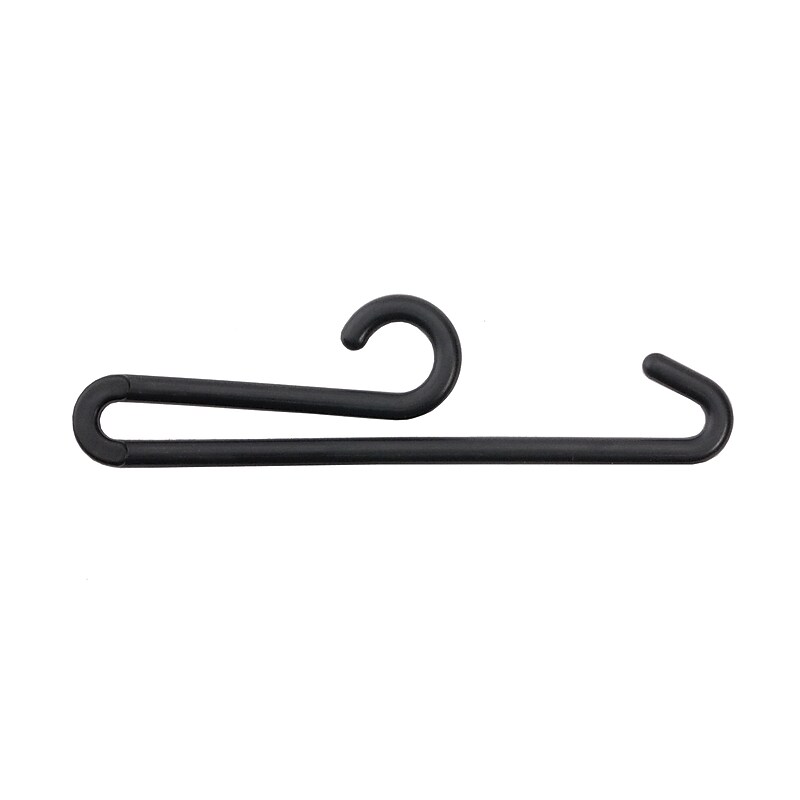 Nahanco 3 7/8" Sock Hanger, Black, 100/Pack, 100/Box (SH2-100) image 1