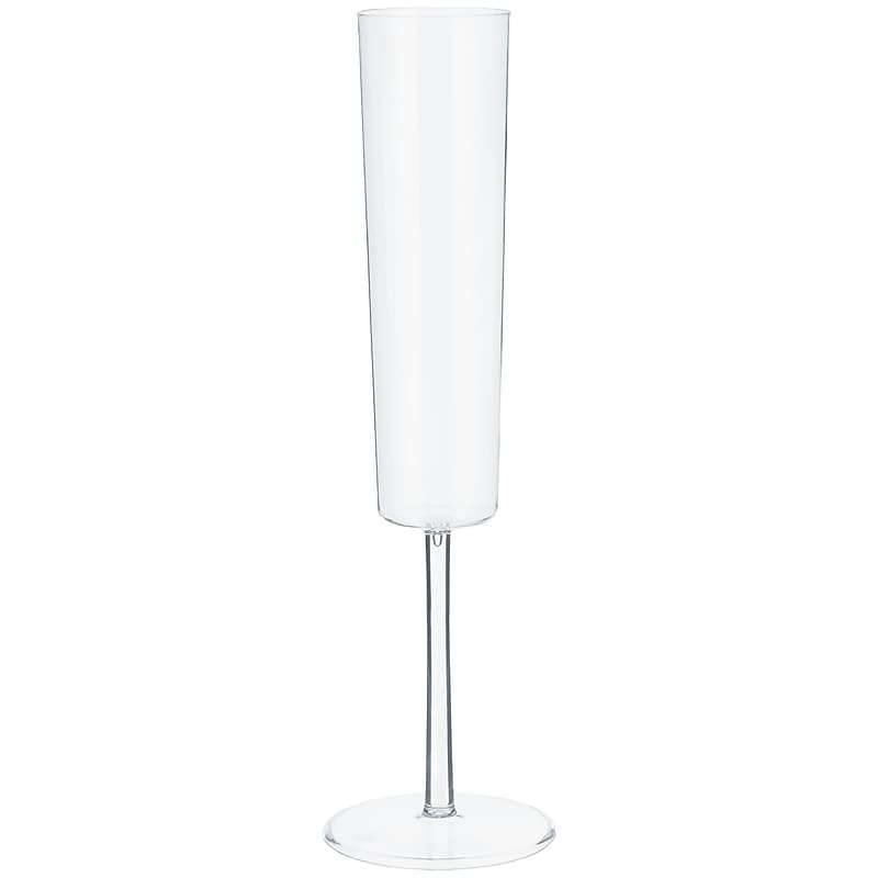 Party City Plastic Champagne Flutes, Clear, 4.5 oz., 20/pack (AM350771-86-NS) image 1