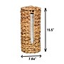 Household Essentials Handmade Water Hyacinth Weave Wicker Toilet Paper Roll Holder, Natural (HHML-6694)~#|#~33F0EF9F-4E01-44BE-96491DF5AB4081EB_sc7