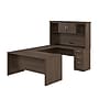 Bestar Logan 66"W U or L Shaped Desk with Drawers and Hutch, Antigua (46410-52)~#|#~33F585EE-2633-4E49-A7865CAEDE92B17D_sc7