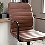 Martha Stewart Taytum Faux Leather Swivel Office Chair, Saddle Brown/Oil Rubbed Bronze (CH142370BRBK)~#|#~33F6463D-17C9-4F00-80BD82D2A5C81415_sc7