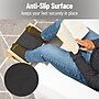 Mind Reader Adjustable Wooden Foot Rest with Anti-Slip Surface, 3 Height Levels, Brown (WOODREST-BRN)~#|#~33F6E38A-648C-4B5A-8E93AADD7D1F81BD_sc7