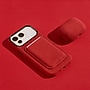 SaharaCase Indy Series Italian Suede Leather Case for Airpods Pro 3 (2025), Viper Red (HP00239)~#|#~33F9A0A5-DFBF-4C2A-9DF72438890A7B85_sc7