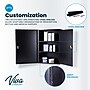 Viva Comfort Large Double Door Medicine Locking Secure Storage Medical Cabinet, 1.7 cu. ft., Black (ADIME999-03-BLK-MK)~#|#~33FB3400-943A-406E-956CB8822B0092BF_sc7