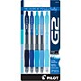 Pilot G2 Blues Retractable Gel Pen, Fine Point, 0.7mm, Assorted Ink, 5/Pack (XPO31001)~#|#~33FFE46C-3CCF-4054-A55F2E7E75CDEC0D_sc7