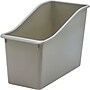 Teacher Created Resources Plastic Book Bin, 5.50" x 11.38" x 7.50", Gray, 6/Bundle (TCR20976-6)~#|#~3400774E-0151-4F7B-BEF737D1AA2C8A3E_sc7