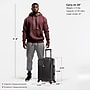InUSA Vasty 22.44" Hardside Suitcase, 4-Wheeled Spinner, TSA Checkpoint Friendly, Black (IUVAS00S-BLK)~#|#~340B93E3-1D71-4360-9877BD057064546B_sc7