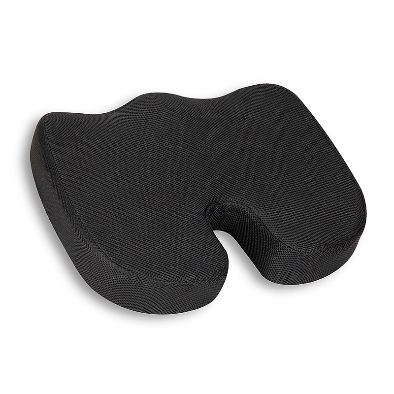 Mind Reader Memory Foam Seat Cushion, Black (SEATMESH-BLK) image 1