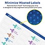 Avery Laser/Inkjet Decorative Edge Multipurpose Labels, .5" x 2.5", White, 4500 Labels/Box (94749)~#|#~3412E51E-84F3-4079-8596645A90C51B1A_sc7